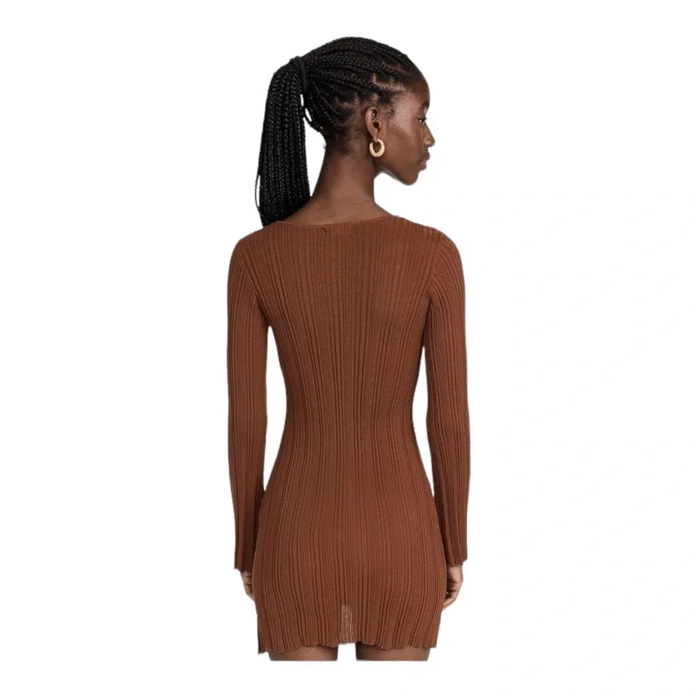 L*Space Wailea Cover Up in Coffee NWT - Picture 4 of 11